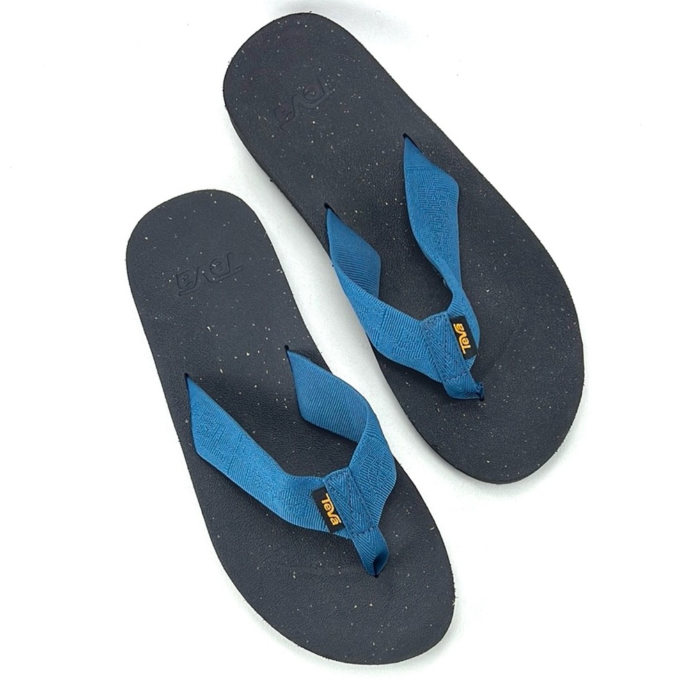 NEW Teva Black and Teal Sandals - Picture 2 of 7